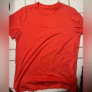 Lululemon Men's Fundamental Tee L Orange